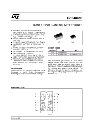 Datasheet HCF4093BM1 manufacturer STMicroelectronics